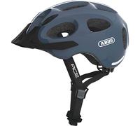Casque de ville ABUS Youn-I ACE - avec feu arrière LED intégré - casque de vélo pour tous les jours - pour femmes et hommes - Bleu brillant, taille L (56-61 cm ?)