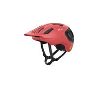 Casque de VTT POC Axion Race MIPS (Ammolite Coral/Uranium Black Matt) XSM