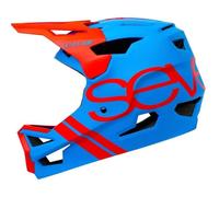 Casque de VTT SEVEN 7 Project 23 ABS - Bleu et Rouge - Garantie 2 ans L