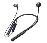 Casque d'écoute bluetooth, 80 heures d'endurance, basse, avec microphone, bandeau de cou stéréo, casque de sport, carte TF