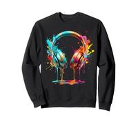Casque d'écoute coloré pour Amateurs d'art de Musique Sweatshirt