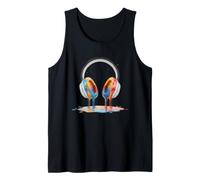 Casque d'écoute coloré pour Art créatif Débardeur