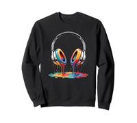 Casque d'écoute coloré pour Art créatif Sweatshirt