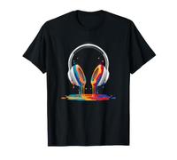 Casque d'écoute coloré pour Art créatif T-Shirt