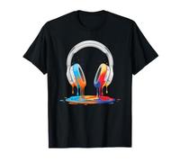 Casque d'écoute coloré pour Art créatif T-Shirt