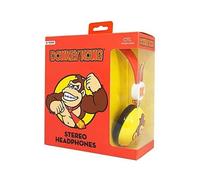 Casque d'écoute DONKEY KONG Rouge et Jaune pour enfants 3-7 ans OTL Filaire NEUF