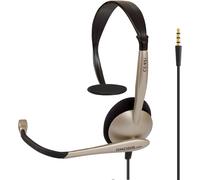 Casque d'Écoute Filaire avec Microphone Anti-bruit pour Bureau Vidéoconférence, KOSS, CS95i, , Beige Beige