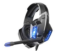 casque d'écoute filaire K18, Microphone de jeu, rétro-éclairage, pour PC PS4, casque d'écoute HiFi, 3.5mm