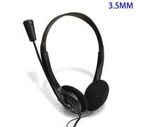 Casque d'écoute filaire stéréo avec Microphone, 3.5mm, anti bruit, bandeau réglable, pour ordinateur portable