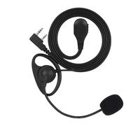 Casque d'écoute intra-auriculaire avec bouton d'appel pour radio bidirectionnelle, compatibilité universelle et excellente qualité sonore,