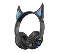 Casque D'Écoute Lumineux Sans Fil Bluetooth Stn25, Jeu De Sport Belle Fille Diable, Nouveau, 2021