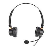 Casque D'écoute pour Centre D'appels, Casque Professionnel Filaire 2,5mm Casque Téléphonique Mains Libres avec Microphone Antibruit et Contrôle du Volume pour Les Services de Conseil