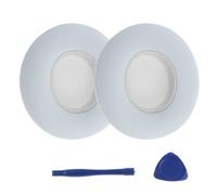 Casque d'écoute sans fil avec perles protéinées blanches, remplacement de filtre d'écouteur compatible avec Beats Solo2 & Solo3, casque d'écoute