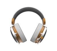 Dark Project ONE SONO Casque de jeu sans fil (blanc/doré) - Casque supra-auriculaire, 3,5 mm, batterie 25 heures, micro omnidirectionnel amovible, cadre en métal (compatible avec PC, PlayStation,