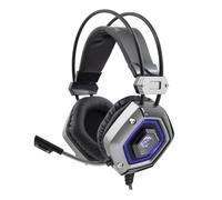 Casque d'écoute White Shark Game GH-1841 Lion, pour PC, PS4, noir argenté