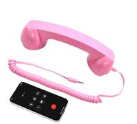 Casque DEE Téléphone Rétro : Récepteur DEE Poignée fixe pour téléphone portable, récepteur DeeTéléphone portable, pour le lieu de travail, la maison, la décoration nostalgique, thème, accessoire