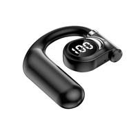 Casque d'élevage ouvert, écouteurs à LED, casque mono | ajustement léger avec connexion instantanée, oreille audio claire pour une expérience d'appel confortable pendant l'utiliz