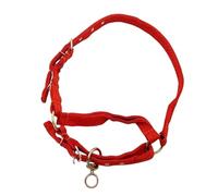 Casque d'élevage réglable de qualité supérieure fabriqué à partir de tissu épais avec accessoires plaqués collier en toile épaisse