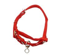 Casque d'élevage réglable de qualité supérieure fabriqué à partir de tissu épais avec accessoires plaqués collier en toile épaisse