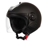 Casque Demi Jet Origine Neon Scoop Noir / Blanc