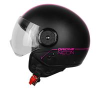Casque Demi Jet ORIGINE NEON Street Noir/Fuchsia