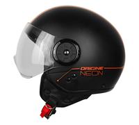 Casque Demi Jet Origine Neon Street Noir / Orange