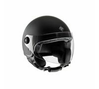 Casque Demi Jet Tucano Urbano El Jettin Gris Carbone (Noir) Mat S 55CM