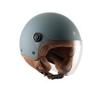 Casque Demi-Jet TUCANO URBANO EL'JETTIN 6.0 Bleu Homologué ECE 22.06