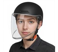 Casque Demi-Motocyclette Casque Open Face Rétro pour Adultes | Rétro Ouvert à Libération Rapide pour Jeunes Adultes Femmes Scooter ATV Passionnés de Sport Motorisé