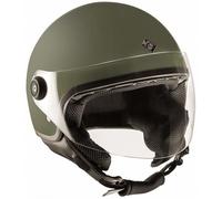 Casque Demijet Demi-Jet TUCANO URBANO El Jettin Vert Mat Taille M