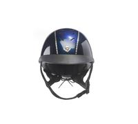 Casque d'équitation Charles Owen Ayrbrush reflection wide peak Bleu 56 cm