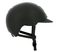 Casque Equithème "Airy" - Couleur : Noir/Carbone/Noir, Taille : 56-58
