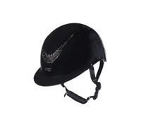 Casque d'équitation femme HKM Alarion Brillant Noir M (55/57 cm)