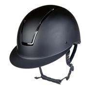 HKM Lady Shield Casques d'équitation Adulte Unisexe, Noir Brillant, M 55 cm-57 cm