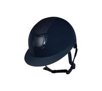 Casque d'équitation femme HKM Shiny Diamond Bleu M (56/58 cm)