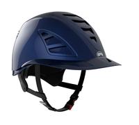 Casque d'équitation GPA 4S First Lady Hybrid Shiny Bleu 57 cm