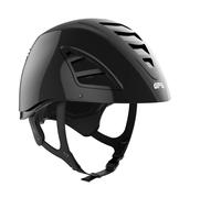 Casque d'équitation GPA 4S Jock Up Hybrid Shiny Noir 55 cm