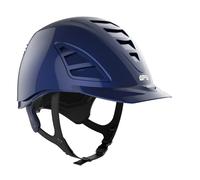 Casque d'équitation GPA 4S Speed Air Hybrid Shiny Bleu 55 cm