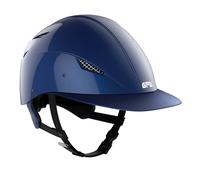 Casque d'équitation GPA Easy Evo Hybrid Shiny Bleu 59+ cm
