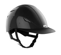 Casque d'équitation GPA Easy Evo Hybrid Shiny Noir 59+ cm