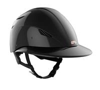 Casque d'équitation GPA Easy First Lady Hybrid Shiny Noir 55 cm