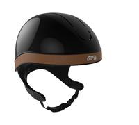 Casque d'équitation GPA Global Jock Up TLS Shiny Noir 53 cm