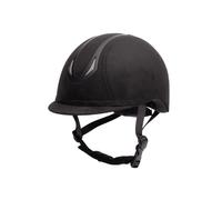 Casque d'équitation Harry's Horse Pro F1 Micro Suede Noir S (52/54cm)