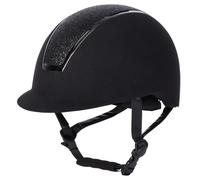Harry's Horse Casque d'équitation Regal Velvet Sparkle Noir - 55-57 CM - Noir