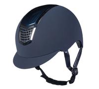 Casque d'équitation HKM Carbon Professional Bleu 53/55 cm