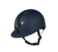 Casque d'équitation HKM Illusion Bleu XS (49/51 cm)