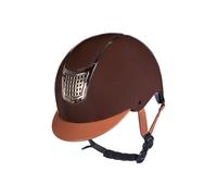 Casque d'équitation HKM Selection Edinburgh Marron S (53/55 cm)