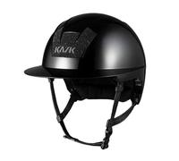 Casque d'équitation personnalisé Kask Kooki Lady Swarovski Carpet Noir 57 cm