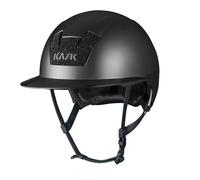 Casque d'équitation personnalisé Kask Kooki Lady Swarovski Carpet Noir 59 cm