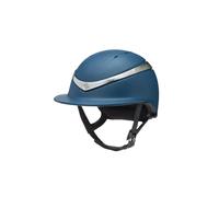 Casque d'équitation pic large brillant Charles Owen luxe Bleu 55/58 cm